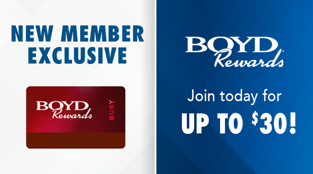 Earn Up to $30 in Boyd Play!